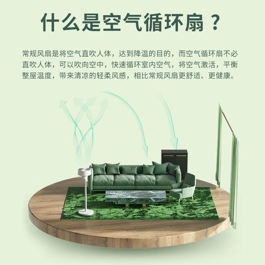 西佑空气循环扇落地扇可拆卸立式风扇香薰驱蚊F6机械款 F6W遥控款【工厂直发、一手货源】 商品图7