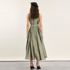 谜底吊带连衣裙2024年夏款复古优雅亲肤大摆长裙配腰带242ML0574 商品缩略图2