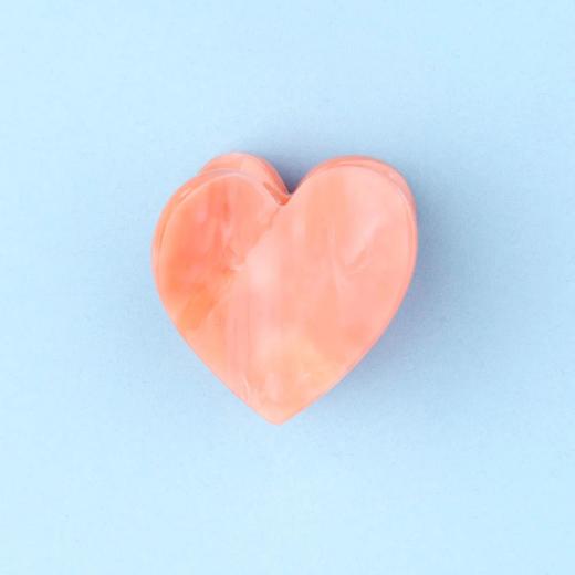 北京仓｜Coucou Suzette-PINK HEART MINI-粉色爱心 小发抓［法国设计师］ 商品图0
