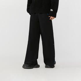 YKYB黄子韬设计感阔腿裤2025年新款潮流可拆两穿撞色运动休闲裤