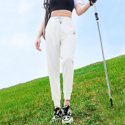 【八防科技 冰丝清凉】夏季冷感速干男女同款情侣冰丝防晒休闲裤 修身显瘦垂感透气 防蚊户外运动长裤 商品图7