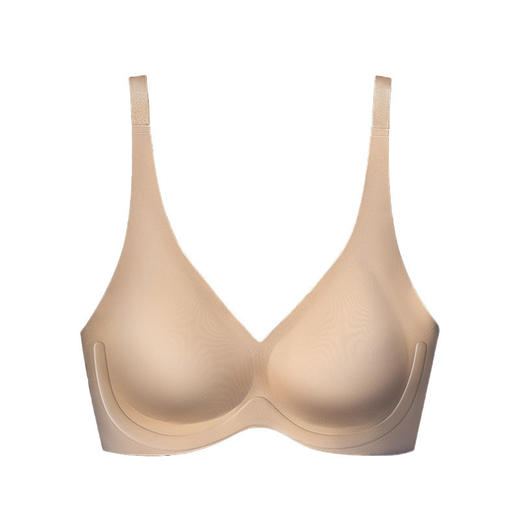 【送4CM+6CM 双外扩胸垫】无惧外扩，轻松聚拢！外扩漫画果冻条文胸，UU杯透气顶配，兼备丰盈外扩显大、软支撑无痕、加厚胸垫、可调节肩带等特色，给小胸女性最稳健的支撑。 商品图5