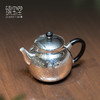 臻宝堂银壶999纯银泡茶壶足银纯手工锤纹经典匏尊小壶茶道家用高端茶具 匏尊(经典款) 容量约 150ml 重约118g 商品缩略图1