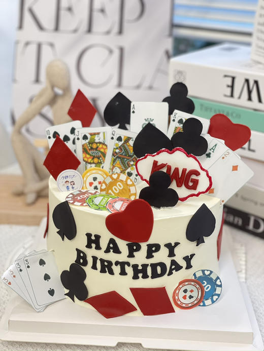 扑克牌奶油蛋糕 下单前请仔细阅读商品详情 商品图0