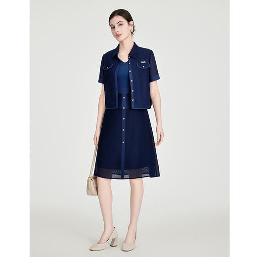 司歌弹力背心修身连衣裙A891094X 商品图0