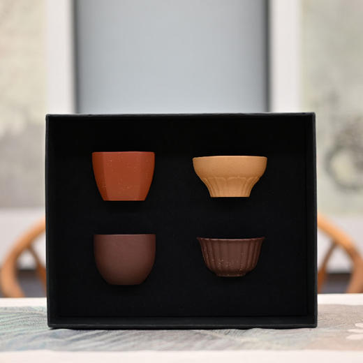 羽诗制造出品 传世之器·时来运转紫砂杯礼盒套装 商品图2