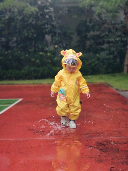 【小土同款】hugmii哈格美 儿童雨衣 加厚雨衣 宝宝卡通 雨披 商品图0