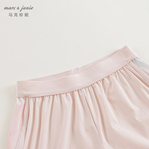 【超轻速干】马克珍妮女童撞色拼接运动短裤夏装新款裤子240359 商品图6
