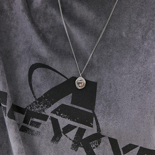 YKYB黄子韬轻薄麂皮绒T恤潮牌美式复古2025夏新款高级感宽松短袖 商品图1