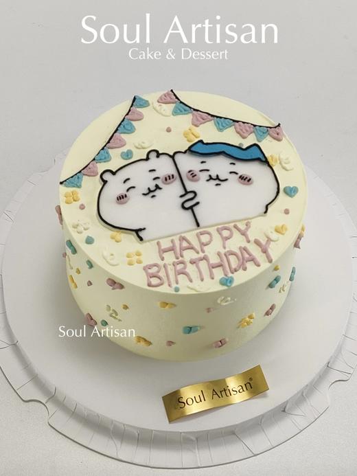 吉伊卡哇&哈奇手绘蛋糕3（可定制其他图案） 商品图2