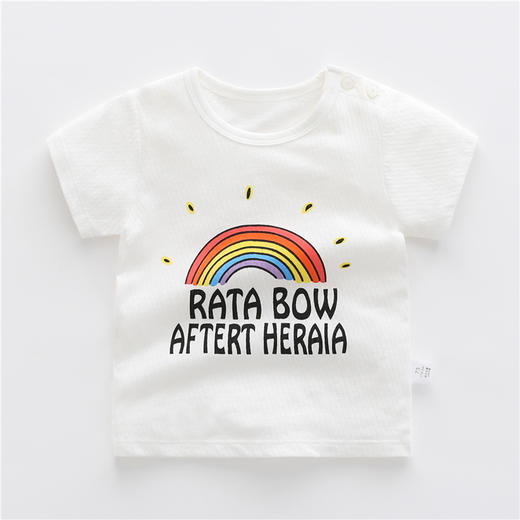 【39.9元任选3件】宝宝纯棉短袖T恤婴儿女童夏装薄款童装0岁1男童上衣3小童半袖儿童聚 商品图8