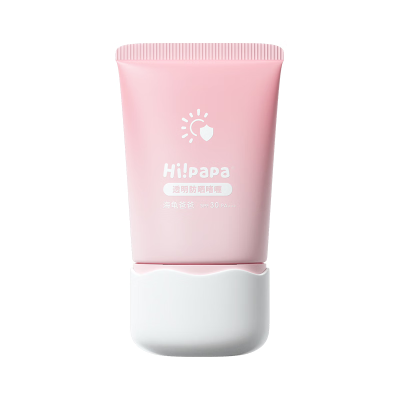 【刮码】Hi!papa海龟爸爸儿童透明防晒啫喱50gSXLJ