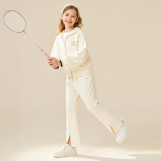 【英氏】【两件套】【120-170】女童春秋款学院风休闲套装 商品图0