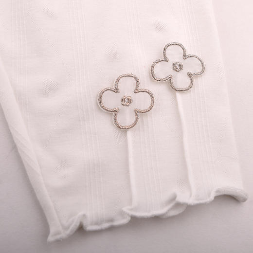 棉果果夏季新品女童提花汗布七分打底裤M222206224238 商品图1