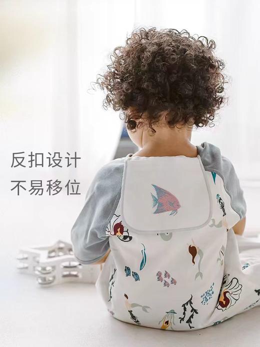 【NEST】婴儿纱布吸汗巾儿童幼儿园垫背巾宝宝隔汗巾2件装 商品图2