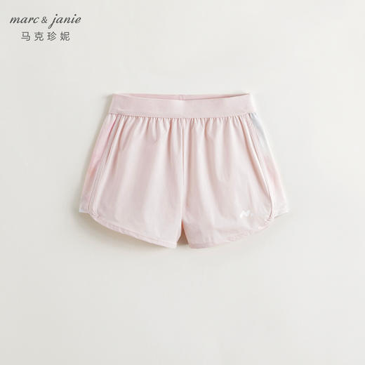 【超轻速干】马克珍妮女童撞色拼接运动短裤夏装新款裤子240359 商品图3