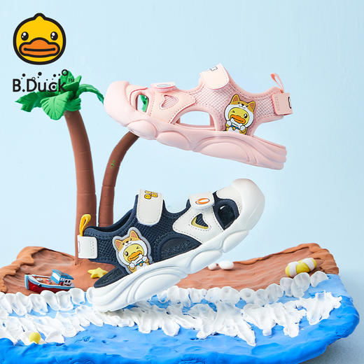 B.Duck小黄鸭童鞋夏季凉鞋22-30 B2583919 商品图0