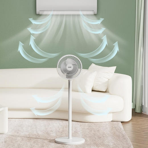 西佑空气循环扇落地扇可拆卸立式风扇香薰驱蚊F6机械款 F6W遥控款【工厂直发、一手货源】 商品图5