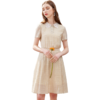 欧芮儿2019新款女装夏装polo领格子连衣裙女中长款收腰显瘦女裙子 商品缩略图4