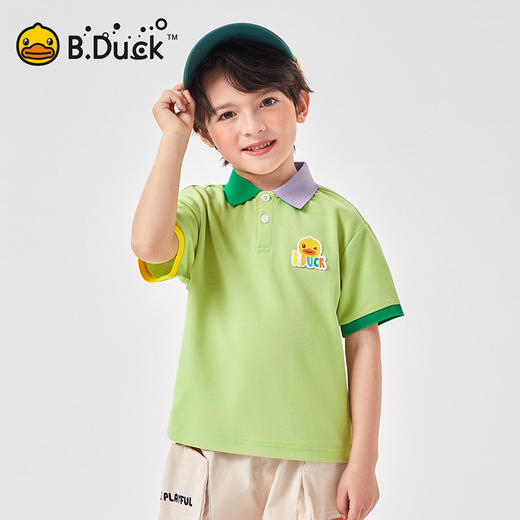 B.Duck小黄鸭童装夏季POLO衫105-150 BF2503072 商品图2
