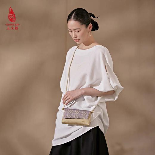 SAINTJOY/上久楷 女式手拿包 斜背包 荾纹定胜  BWS22B1310 商品图7