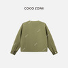 COCO ZONE2024时尚大口袋工装外套早春圆领单排扣上衣CC1A0536 商品缩略图1