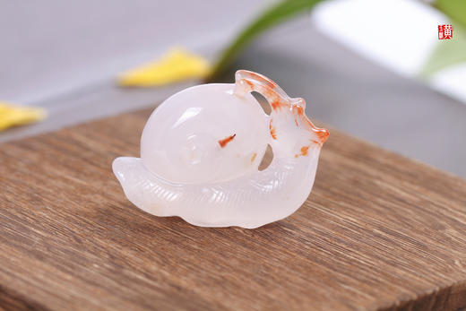 南红冰飘【安居乐业】吊坠 配精美挂绳 商品图0