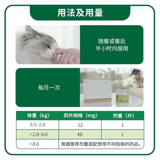 可立奥猫咪用口服外驱咀嚼片法国进口口服驱虫药猫猫宠物蜱虫跳蚤 商品图3