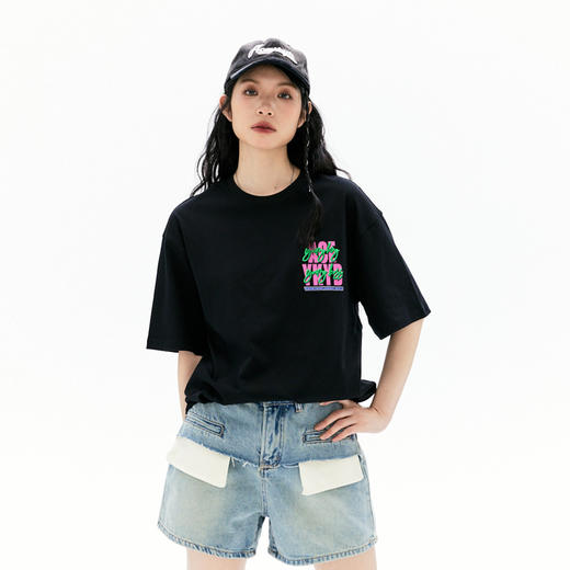 YKYB黄子韬印花T恤潮流中性2025夏新款宽松舒适百搭街头纯棉短袖 商品图1