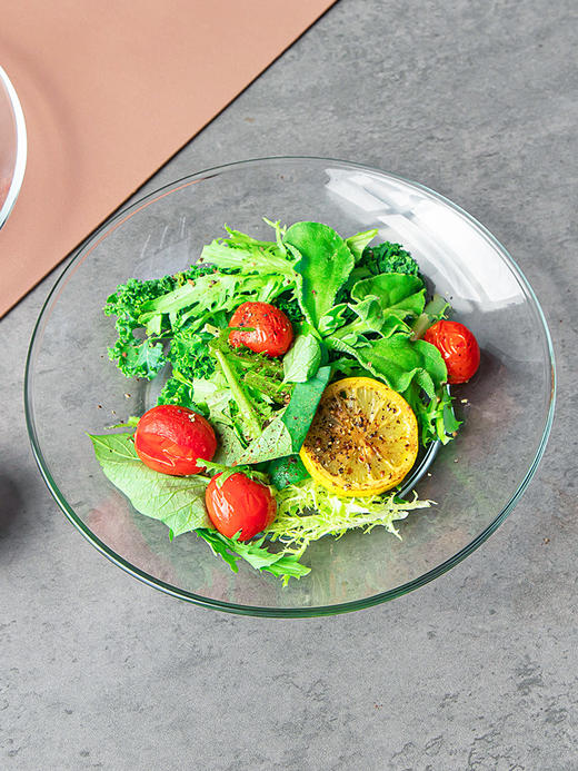 菲内克斯钢化玻璃透明耐热椭圆盘子大号13英寸鱼盘装菜盘意面盘子 商品图1