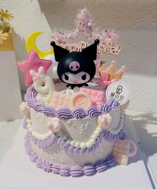 暗黑小米——卡通女孩生日蛋糕