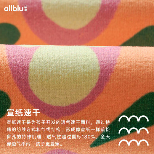 【好友特惠-闪亮铠甲】幼岚「宣纸速干」唐纹儿童连衣裙24夏新中式吸湿透气ZY 商品图4