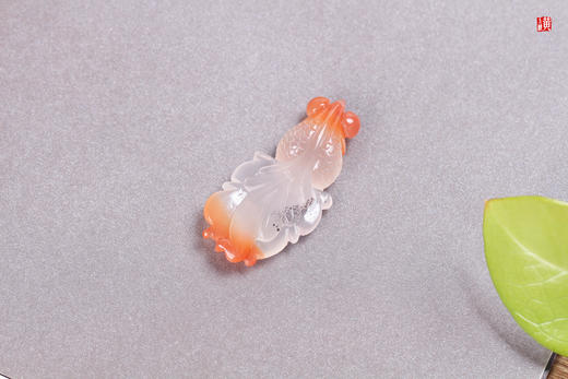 南红冰飘金鱼【鸿运灵鱼】吊坠 配精美挂绳 商品图4