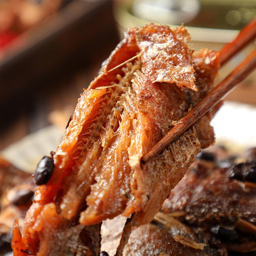 中粮珠江桥牌豆豉鲮鱼罐头开盖即食 熟食下饭菜   豉香鱼鲜  227*3罐 商品图2