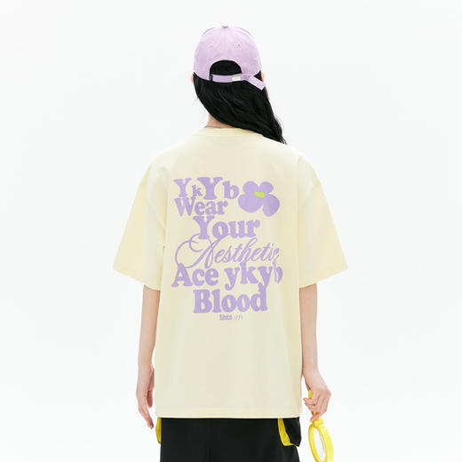 YKYB短袖oversize多巴胺潮流2025夏新款半袖情侣宽松百搭T恤女 商品图1