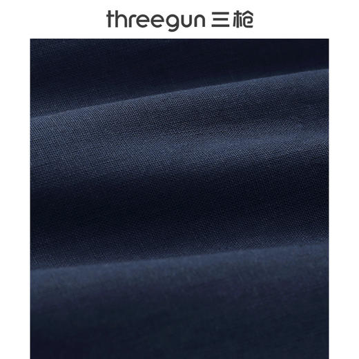 Threegun三枪 【亚麻棉】男士休闲短裤-50697B011 商品图6