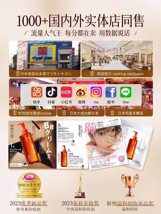 【毛孔级净卸无残留】净颜植萃卸妆油 200ml#卸妆油女正品旗舰店官方品牌水液膏眼唇脸三合一温和深层清洁毛孔 商品图5