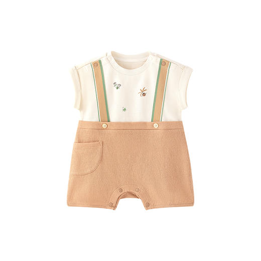 【商场同款】英氏男宝宝连身衣夏季短袖假两件婴儿衣服新款Z 商品图4