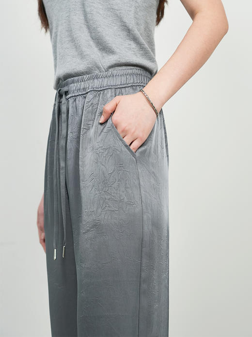 Avann国风缎面裤 商品图0