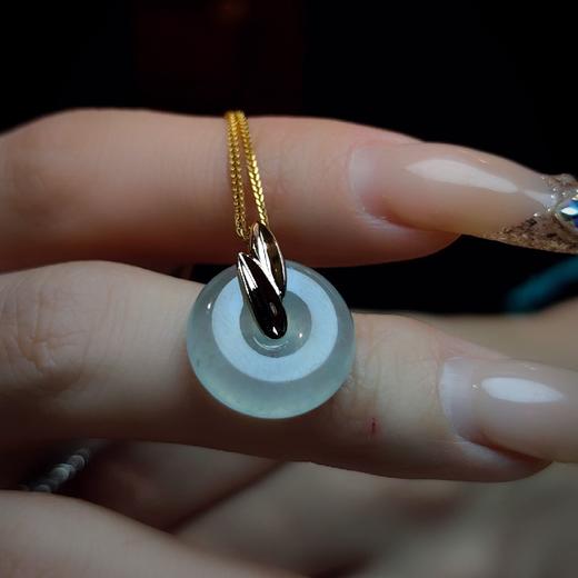 【竹报平安】翡翠平安扣 商品图7