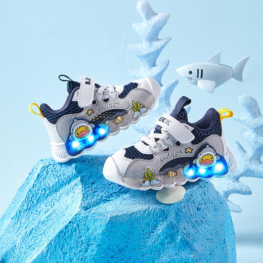 B.Duck小黄鸭童鞋夏季运动鞋23-30 B2583930 商品图2