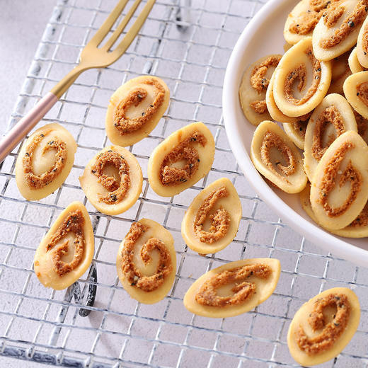 【传承美味！鲜香酥脆猫耳朵酥】入口脆脆香香，营养健康8090怀旧大礼包零食吃货网红小吃休闲食品夜宵小包装芝麻 商品图3