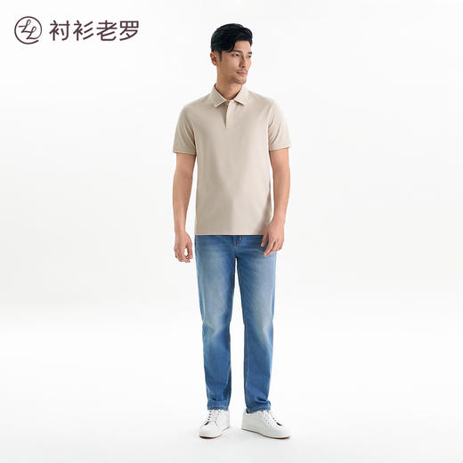 【如新系列】桑蚕丝通气格POLO衫245A0P901S 商品图3
