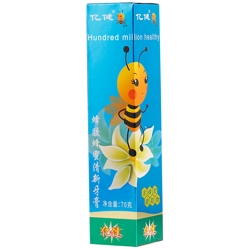 蜂亿健 70g亿健蜂胶蜂蜜清新牙膏（新包装替换中）