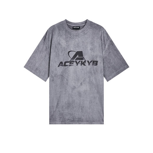 YKYB黄子韬轻薄麂皮绒T恤潮牌美式复古2025夏新款高级感宽松短袖 商品图3