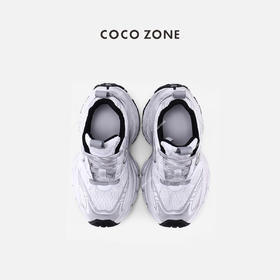 COCO ZONE新款复古厚底增高老爹鞋系带休闲鞋CC2A0190