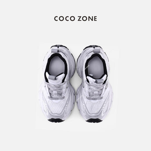 COCO ZONE新款复古厚底增高老爹鞋系带休闲鞋CC2A0190 商品图0