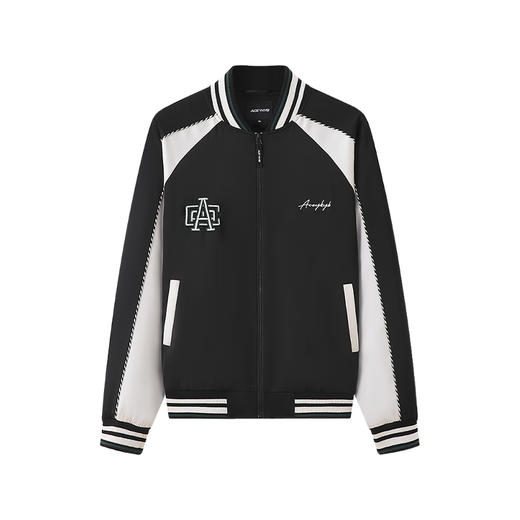 【YKYB黄子韬同款】拼色棒球服国潮牌2025新款高级感宽松夹克外套 商品图4