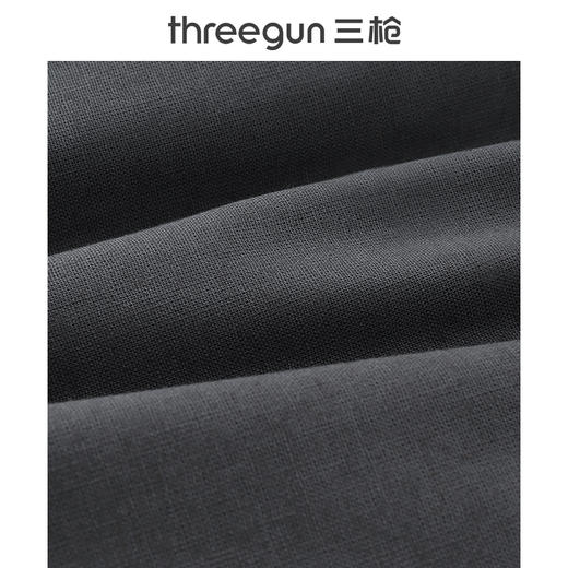 Threegun三枪 【亚麻棉】男士休闲短裤-50697B011 商品图11