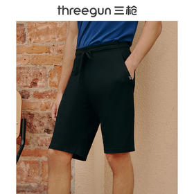 Threegun三枪 【麻感珠地】男士休闲短裤-50645B011
